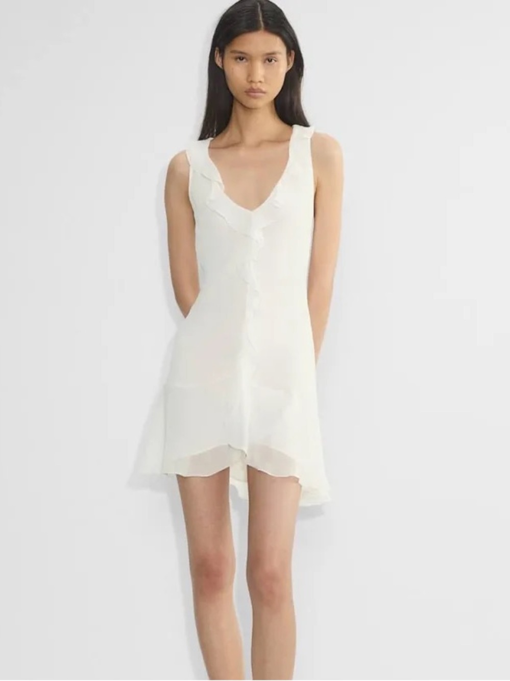 Aritzia Wilfred Hera white dress